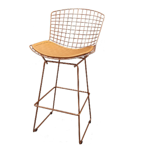 Banqueta Bertoia Rose Assento Rose