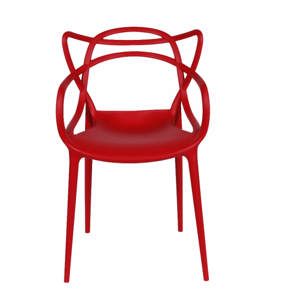 Cadeira Masters Allegra Polipropileno Vermelha-2114