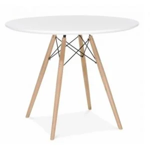 Mesa Eiffel Eames DSW 120 cm Branca Laqueada