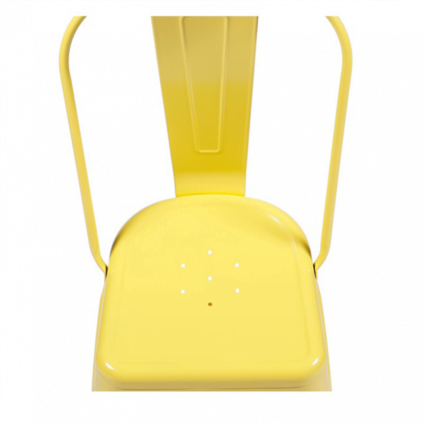 Cadeira Tolix Amarela-1364