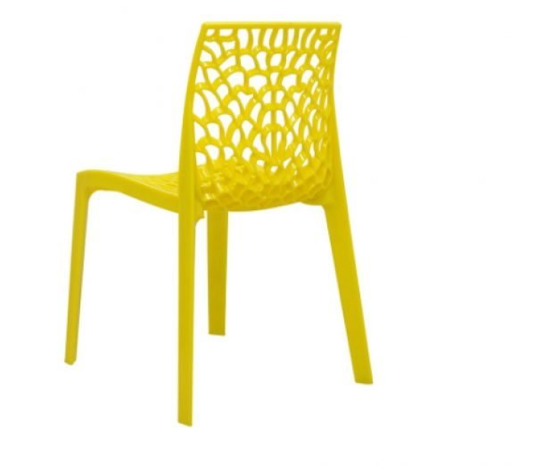 Cadeira Gruvyer Polipropileno Amarelo-1278