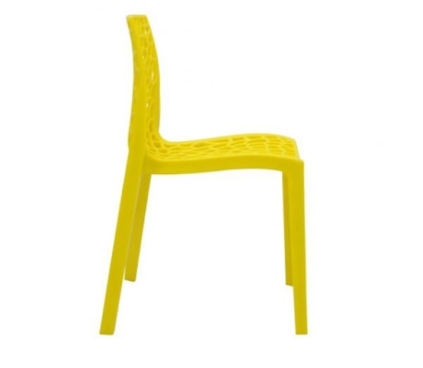 Cadeira Gruvyer Polipropileno Amarelo-1279