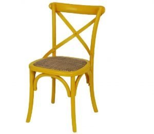 Cadeira Katrina Cross Amarela