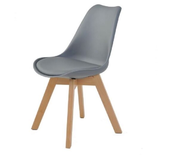 Cadeira Leda Eames Cinza