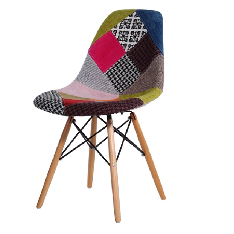 Cadeira Eiffel Polipropileno Patchwork Sem Braço-0
