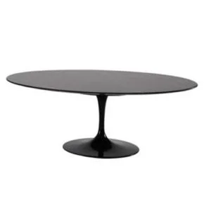 Mesa Saarinen Tulipa Jantar Preto Absoluto Oval 1,80 x 1,00 cm