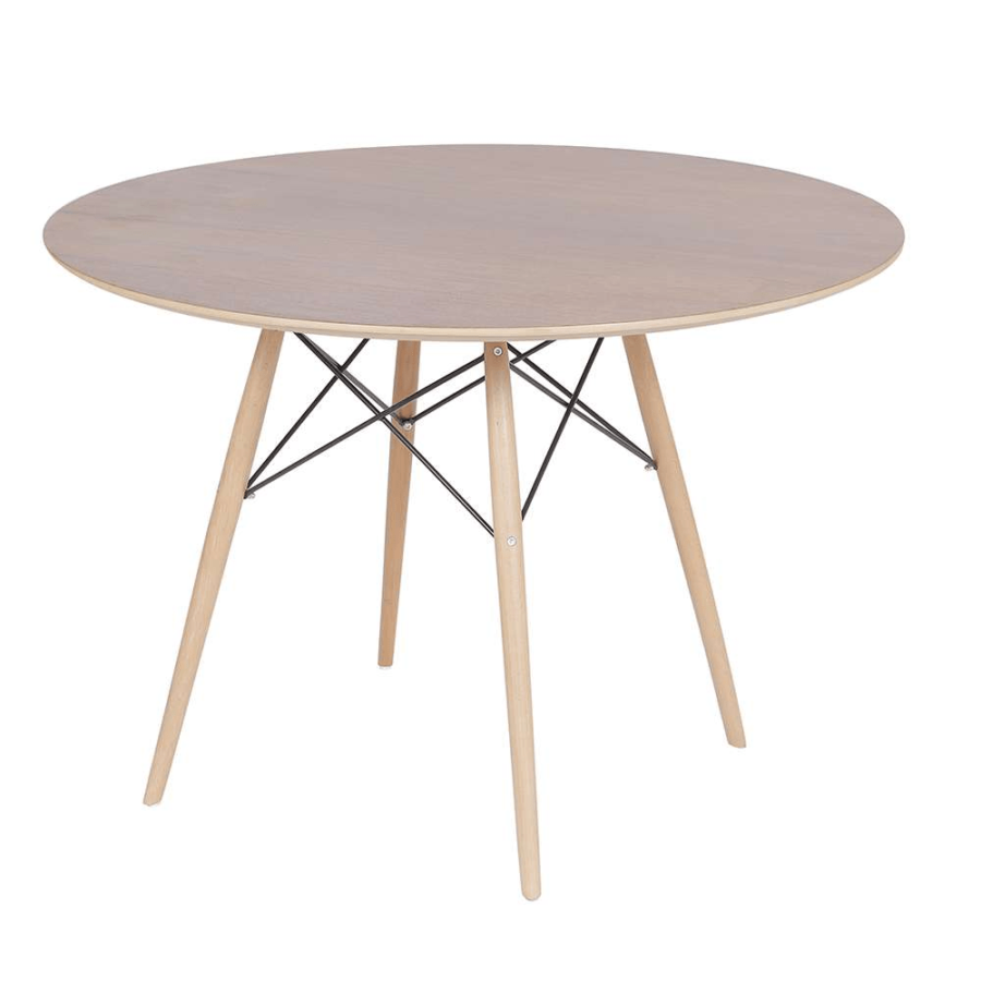 Mesa Eiffel Eames DSW 80 cm Redonda Imbuia