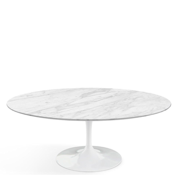 Mesa Saarinen Tulipa Centro Carrara 1,37 x 91 cm