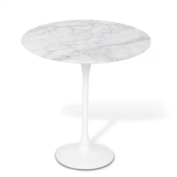 Mesa Saarinen Tulipa Lateral Carrara Ø 51cm