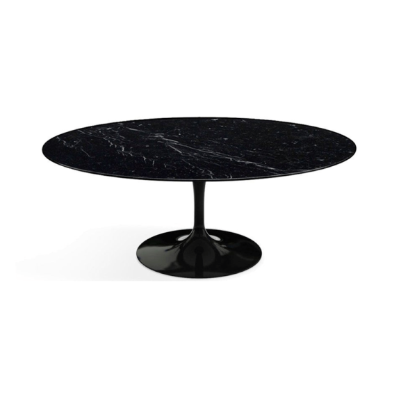 Mesa Saarinen Tulipa Centro Nero Marquina 1,37 x 91 cm