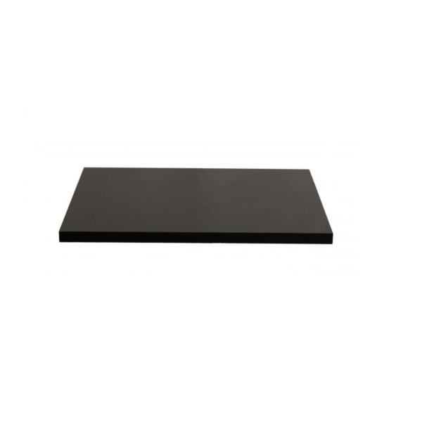 Tampo de Mesa Quadrado Preto Com Fita 70cm-3075