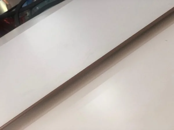 Tampo de Mesa Redondo Branco Chanfrado 70cm-2957