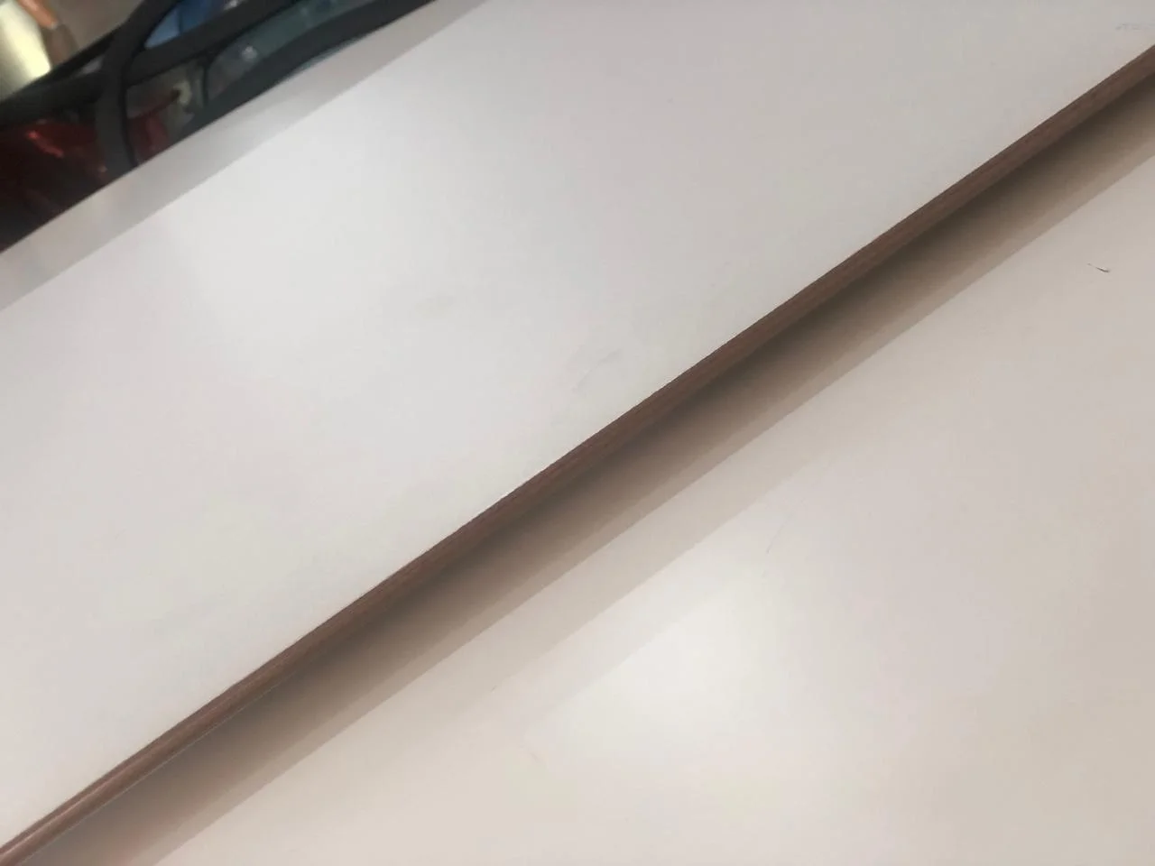 Tampo de Mesa Redondo Branco Chanfrado 70cm-2957