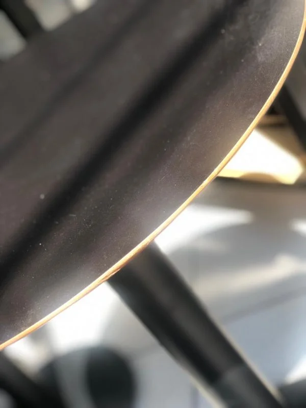 Tampo de Mesa Redondo Preto Chanfrado 68 cm 7 Tampo de Mesa Redondo Preto Chanfrado 70cm-2959