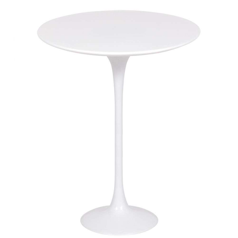 Mesa Bistrô Saarinen Tulip Redonda NanoGlass Ø60cm -0