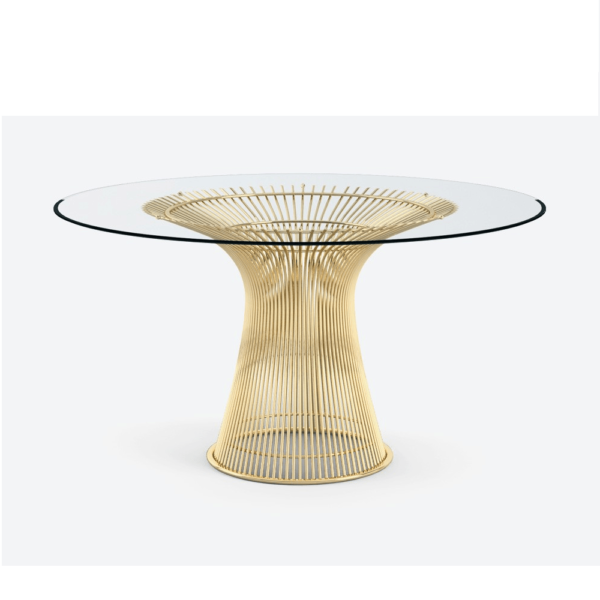 Mesa Jantar Platner Dourada 1,20m-0