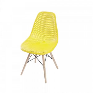 Cadeira Colméia Polipropileno Amarela-0