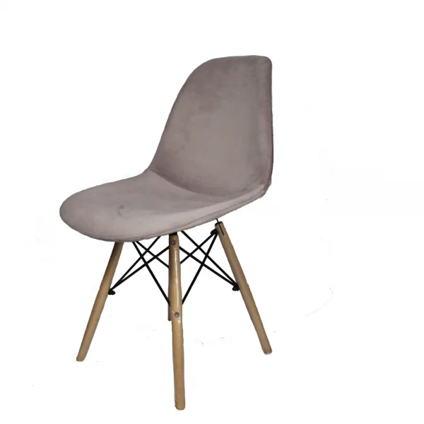 Cadeira Eames Eiffel Estofada Rose