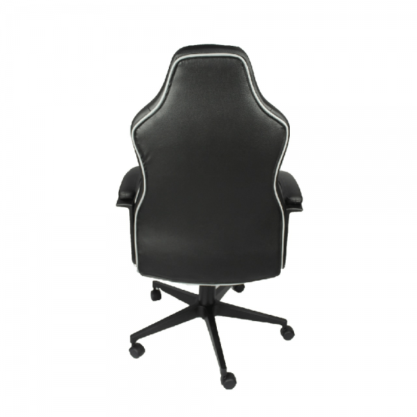 Cadeira Gamer Mz4 Preta com Detalhe Cinza-4695