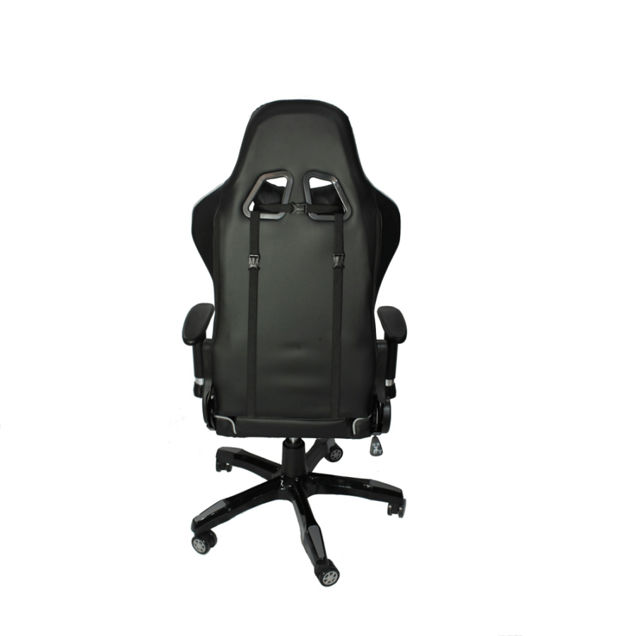 Cadeira De Escritório Office Pro Gamer Craft Preta e Cinza-4981