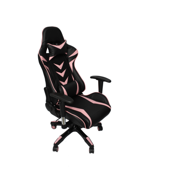 Cadeira De Escritório Office Pro Gamer Craft Preta e Rosa-0