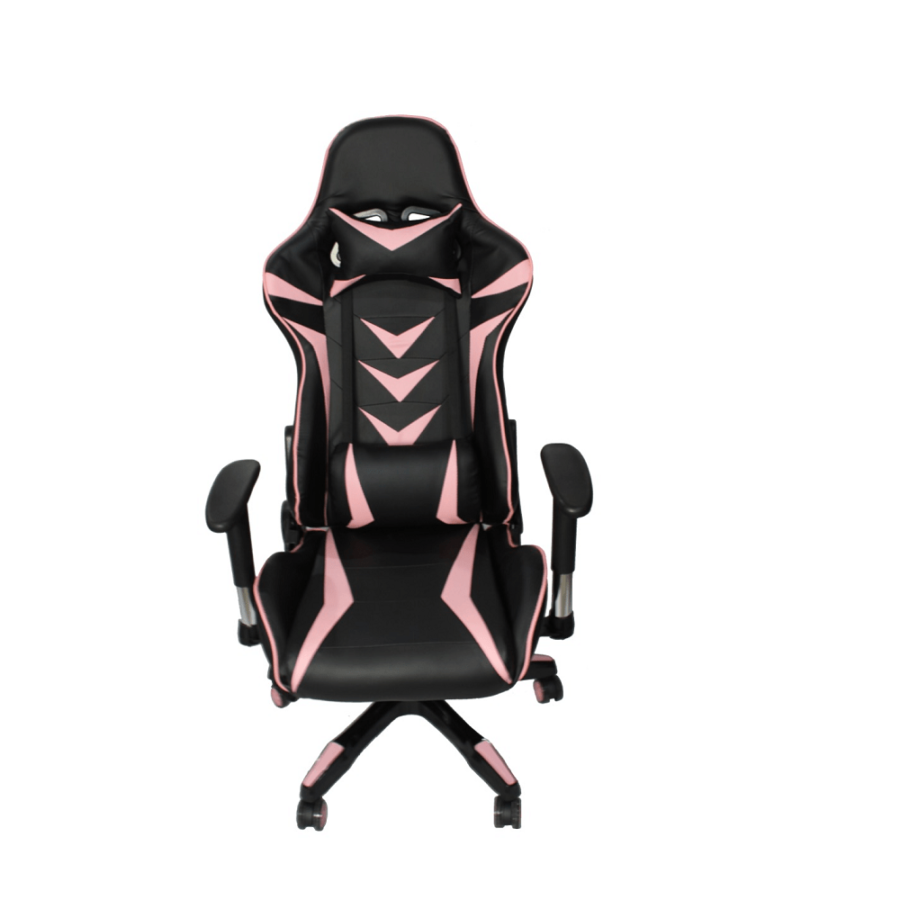 Cadeira De Escritório Office Pro Gamer Craft Preta e Rosa-5009