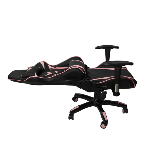 Cadeira De Escritório Office Pro Gamer Craft Preta e Rosa-5008