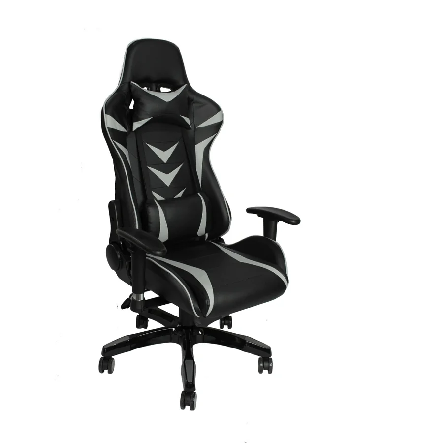 Cadeira De Escritório Office Pro Gamer Craft Preta e Cinza-0