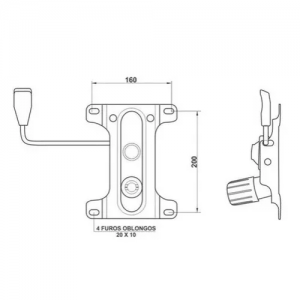 Mecanismo Flange Com Relax Para Cadeira Giratória-5122