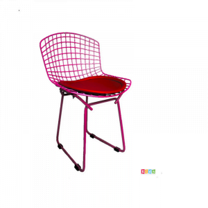 Cadeira Bertoia Infantil Rosa