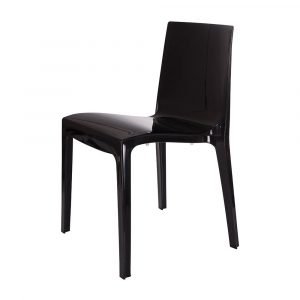 Cadeira Ice Preto Brilhante - MZ4 Design