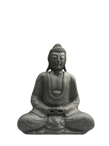 Buda Tibetano Pequeno Preto