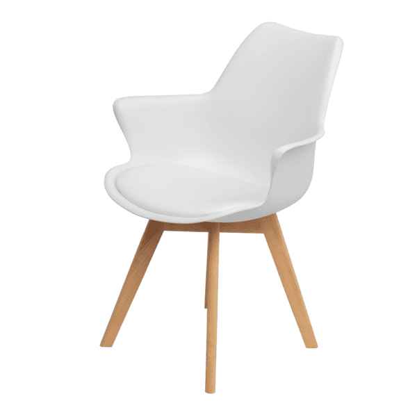 Cadeira Joly com Braço 11 CADEIRA OR 1124 BRANCA I