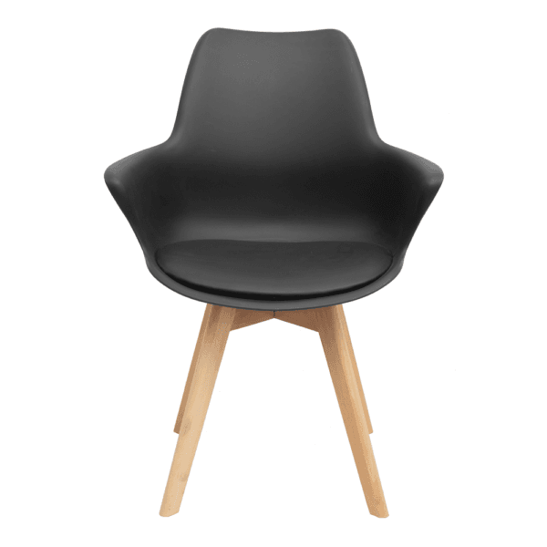 Cadeira Joly com Braço 19 CADEIRA OR 1124 PRETA