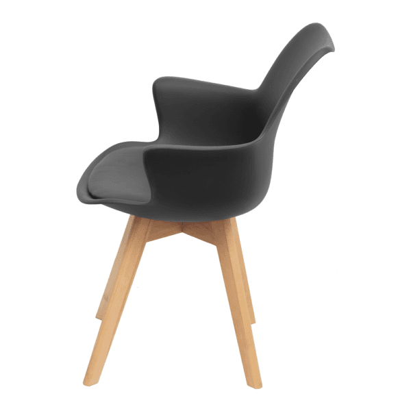 Cadeira Joly com Braço 17 CADEIRA OR 1124 PRETA I