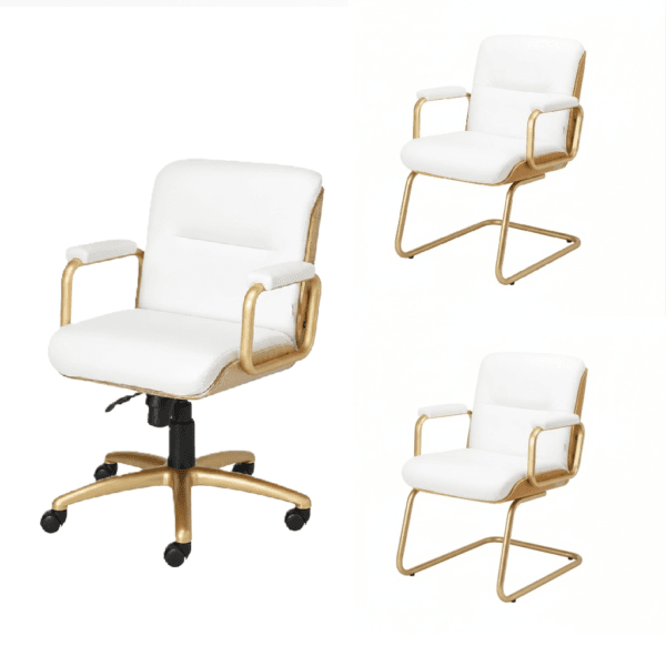 Kit 1 Lavoro Baixa e 2 Lavoro Baixa Fixa Dourada