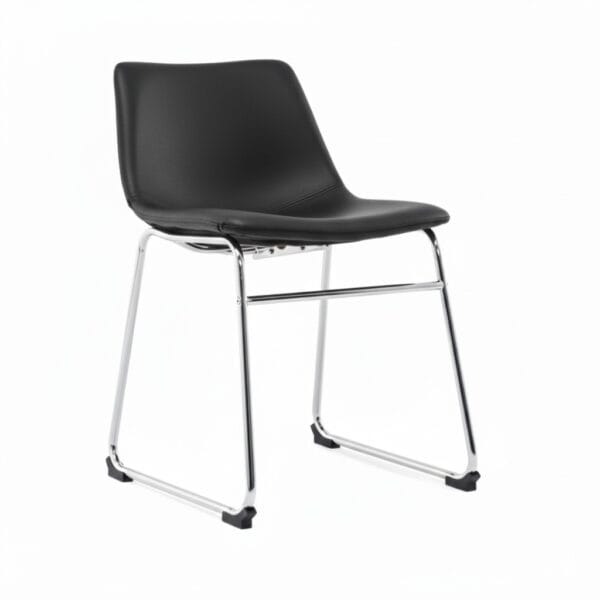 Cadeira Bruna Brusque Base Cromada