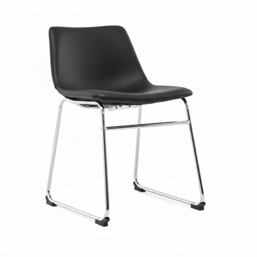 Cadeira Bruna Brusque Base Cromada 1 Cadeira Bruna Brusque Base Cromada