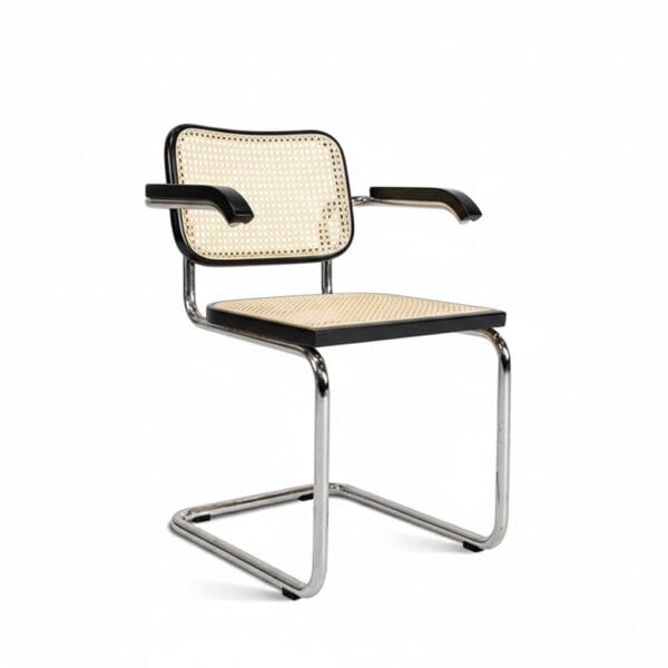 Cadeira Cesca Preta Com Braço