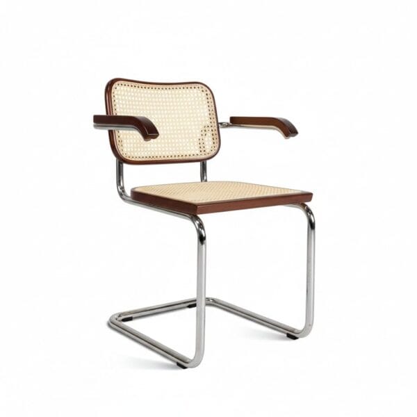 Cadeira Cesca Cor Jacarandá Com Braço