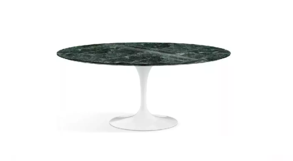 Mesa Saarinen Tulipa Jantar Verde Guatemala Oval 1,80 x 1,00 cm