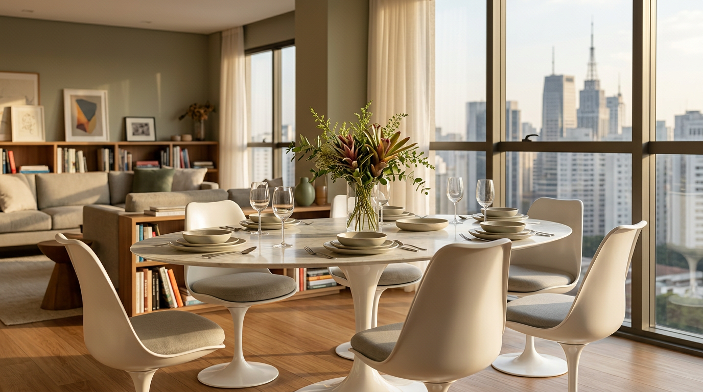 Mesas Saarinen em São Paulo: Onde Comprar e Como Escolher